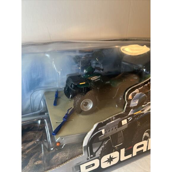 ERTL Polaris Magnum 500 ATV Ford Pickup & Trailer 1:18 Scale – NIB - Picture 4 of 9